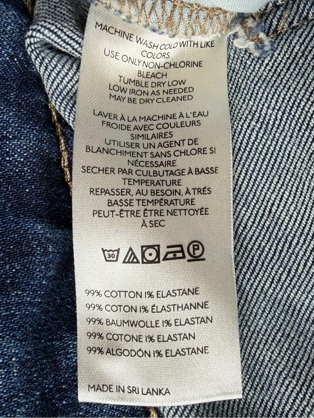 Pilcro Dark Blue Wide-Leg Jeans - Picture 4 of 9